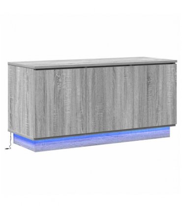vidaXL TV Cabinet Grey Sonoma 100 x 38 x 49 cm Engineered Wood