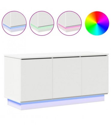 vidaXL TV Cabinet White 100 x 38 x 49 cm Engineered Wood