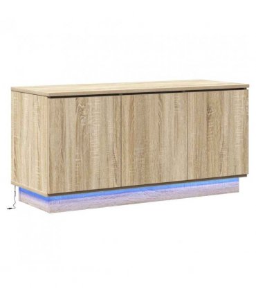 vidaXL TV Cabinet Sonoma Oak 100 x 38 x 49 cm Engineered Wood