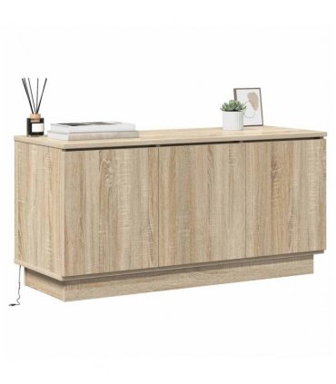 vidaXL TV Cabinet Sonoma Oak 100 x 38 x 49 cm Engineered Wood