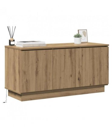 vidaXL TV Cabinet Artisan Oak 100 x 38 x 49 cm Engineered Wood