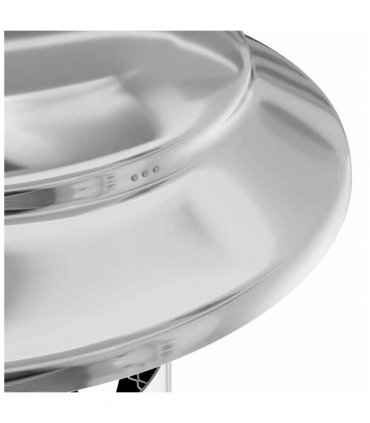 vidaXL Rain Cover Chimney Silver 20 x 20 x 18 cm Stainless Steel — Size: Ø 11 cm