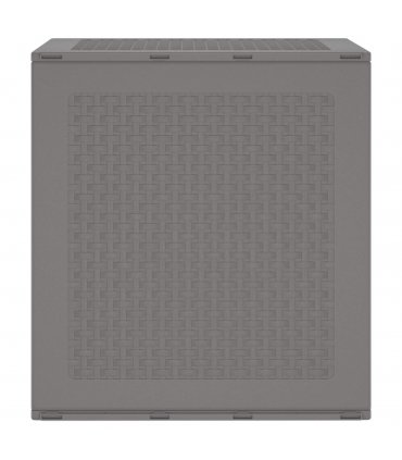 vidaXL Storage Box Light Grey 55 x 53 x 57 cm Polypropylene