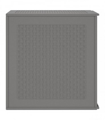 vidaXL Storage Box Light Grey 55 x 53 x 57 cm Polypropylene
