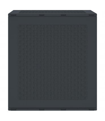 vidaXL Storage Box Anthracite 55 x 53 x 57 cm Polypropylene