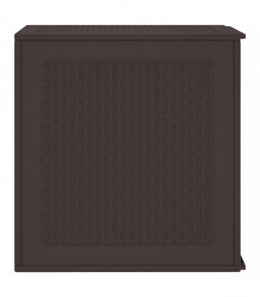 vidaXL Storage Box with Storage Brown 55 x 53 x 57 cm Polypropylene