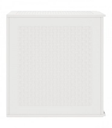 vidaXL Storage Box with Storage White 55 x 53 x 57 cm Polypropylene