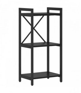 vidaXL Bookshelf Black Oak 40 x 30 x 85 cm Engineered Wood — Size: 40 x 30 x 83 cm