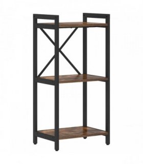 vidaXL Bookshelf Smoked Oak 40 x 30 x 85 cm Engineered Wood — Size: 40 x 30 x 83 cm