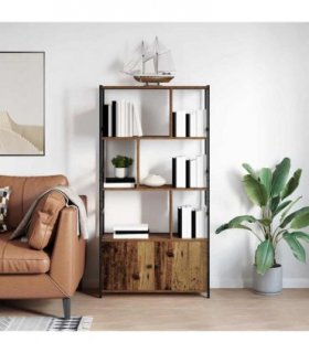 vidaXL Bookshelf Old wood 80 x 30 x 155.5 cm Engineered Wood