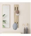 vidaXL Wall-Mounted Coat Rack Sonoma oak 20 x 1.5 x 100 cm
