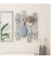 vidaXL Wall-Mounted Coat Rack Concrete Grey 60 x 3 x 82 cm