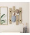vidaXL Wall-Mounted Coat Rack Wall-mounted Sonoma Oak 60 x 3 x 82 cm