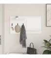 vidaXL Wall-Mounted Coat Rack White 90 x 10 x 50 cm Engineered wood