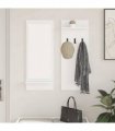 vidaXL Wall-Mounted Coat Rack White 70 x 10 x 90 cm Engineered wood