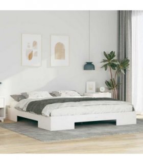 vidaXL Bed Frame White 180 x 200 cm