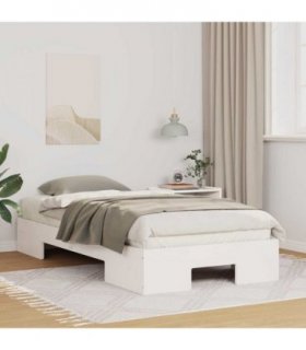 vidaXL Bed Frame White 75 x 190 cm