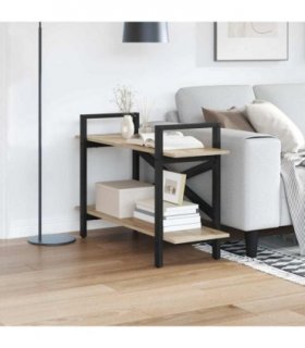 vidaXL Bookshelf Sonoma Oak 100 x 33.5 x 64 cm Engineered Wood