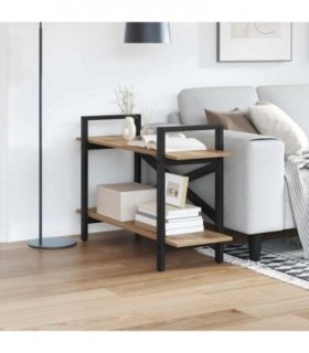 vidaXL Bookshelf Artisan Oak 100 x 33.5 x 64 cm Engineered Wood