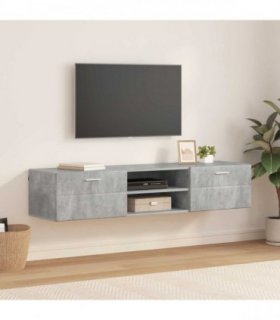 vidaXL Wooden Cabinet with Drawer High Gloss White 150 x 39 x 30 cm — Model: TV Cabinet with 2 drawers