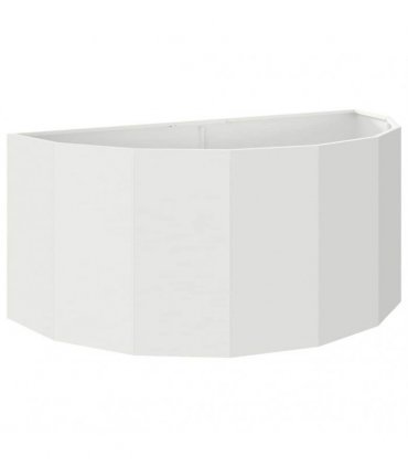 vidaXL Planter White 120 x 60 x 50 cm Steel