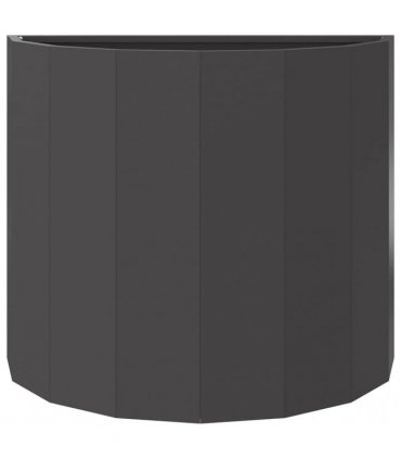 vidaXL Planter Black 60 x 30 x 50 cm Steel