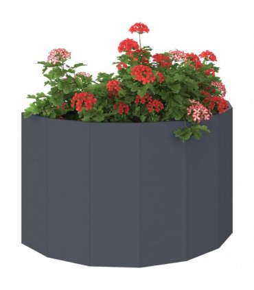 vidaXL Planter Anthracite 90 x 45 x 50 cm Steel