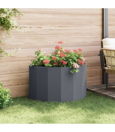 vidaXL Planter Anthracite 90 x 45 x 50 cm Steel