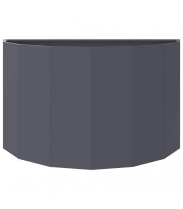vidaXL Planter Anthracite 90 x 45 x 50 cm Steel