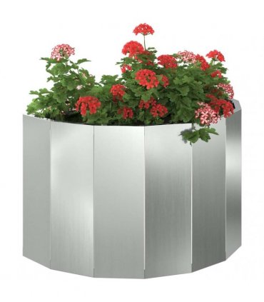vidaXL Planter Silver 60 x 30 x 35 cm Galvanised Steel
