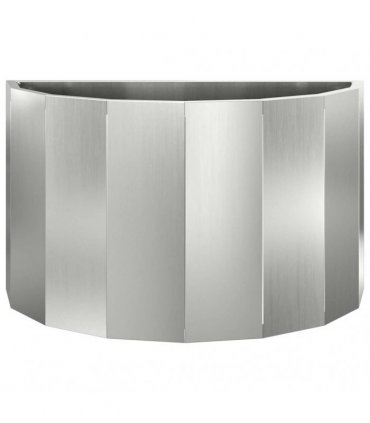 vidaXL Planter Silver 60 x 30 x 35 cm Galvanised Steel