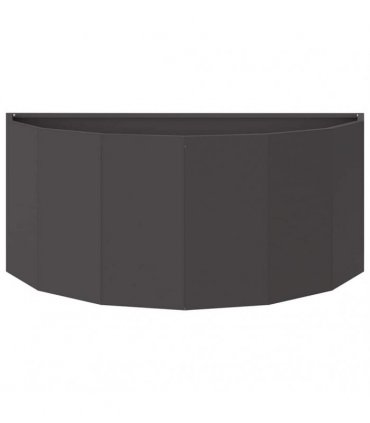 vidaXL Planter Black 90 x 45 x 35 cm Steel