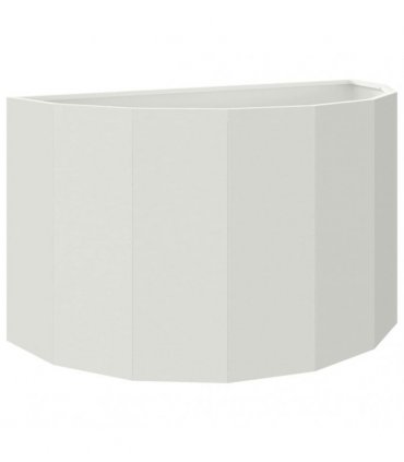 vidaXL Planter White 90 x 45 x 50 cm Steel