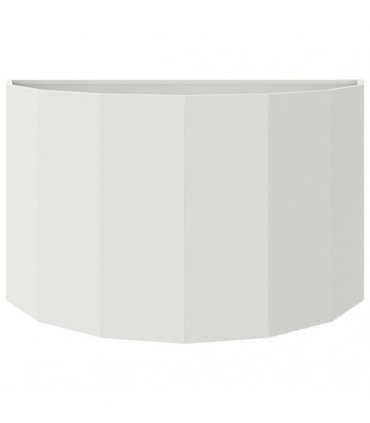 vidaXL Planter White 90 x 45 x 50 cm Steel