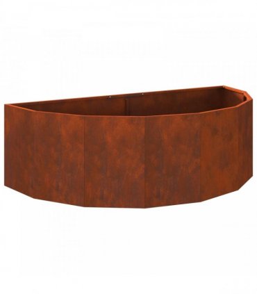 vidaXL Planter Rusty 120 x 60 x 35 cm Weathering Steel