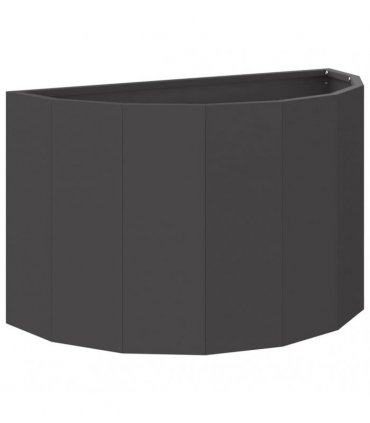 vidaXL Planter Black 60 x 30 x 35 cm Steel