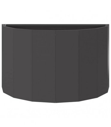 vidaXL Planter Black 60 x 30 x 35 cm Steel