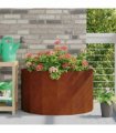 vidaXL Planter Rusty 90 x 45 x 50 cm Weathering Steel