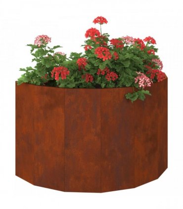vidaXL Planter Rusty 90 x 45 x 50 cm Weathering Steel
