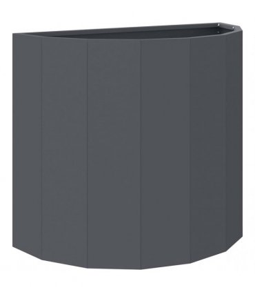 vidaXL Planter Anthracite 60 x 30 x 50 cm Steel