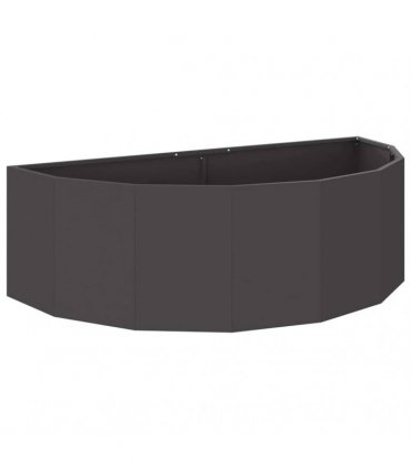 vidaXL Planter Black 120 x 60 x 35 cm Steel