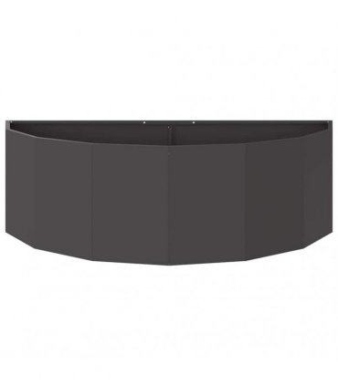 vidaXL Planter Black 120 x 60 x 35 cm Steel