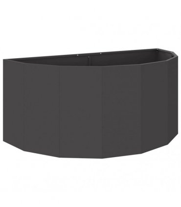 vidaXL Planter Black 120 x 60 x 50 cm Steel