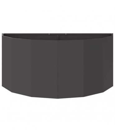 vidaXL Planter Black 120 x 60 x 50 cm Steel