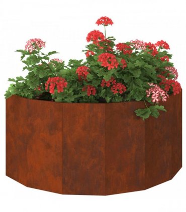 vidaXL Planter Rusty 120 x 60 x 50 cm Weathering Steel