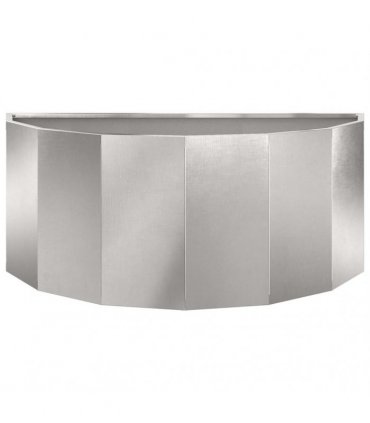 vidaXL Planter Silver 90 x 45 x 35 cm Stainless Steel