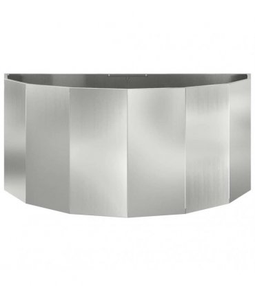 vidaXL Planter Silver 120 x 60 x 50 cm Galvanised Steel