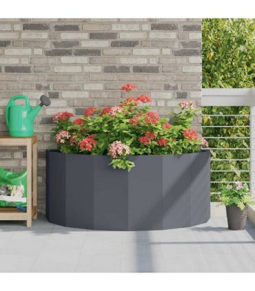 vidaXL Planter Anthracite 120 x 60 x 50 cm Steel