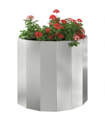 vidaXL Planter Silver 60 x 30 x 50 cm Galvanised Steel