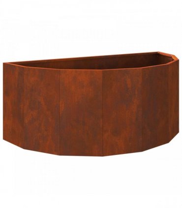 vidaXL Planter Rusty 90 x 45 x 35 cm Weathering Steel